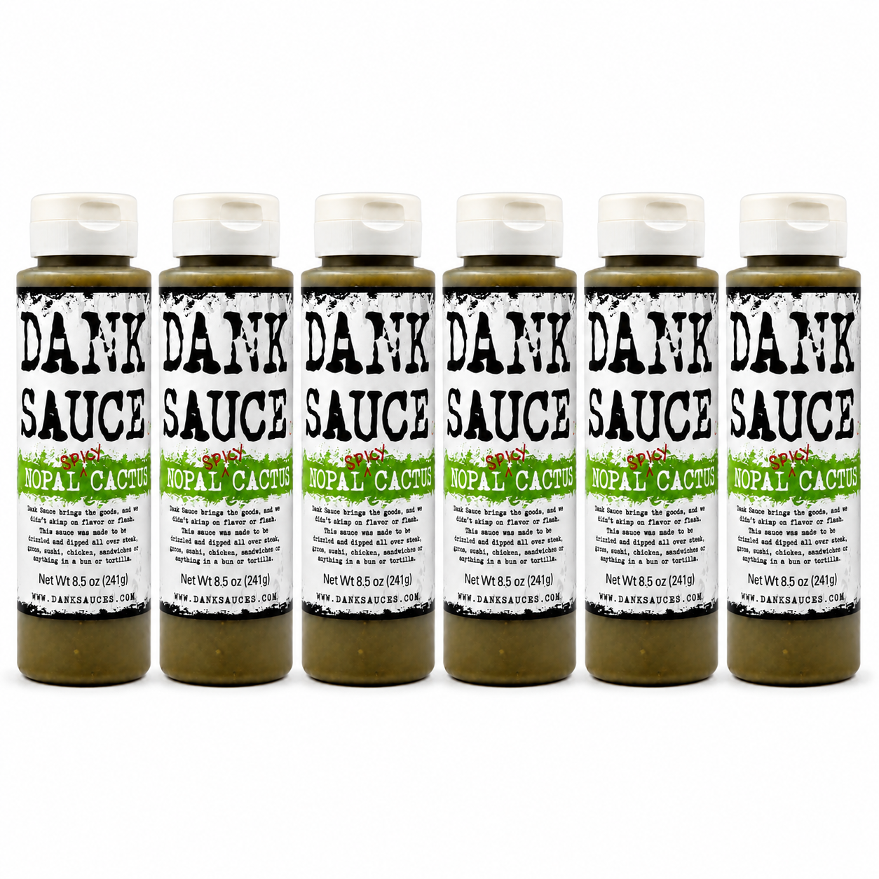 Dank Sauce Gourmet Hot Sauce Bundle Pack | Original, Fat Chili & Nopal Cactus | 3, 6 or 12 Bottles