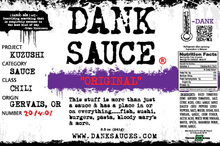 Dank Sauce Gourmet Hot Sauce Bundle Pack | Original, Fat Chili & Nopal Cactus | 3, 6 or 12 Bottles