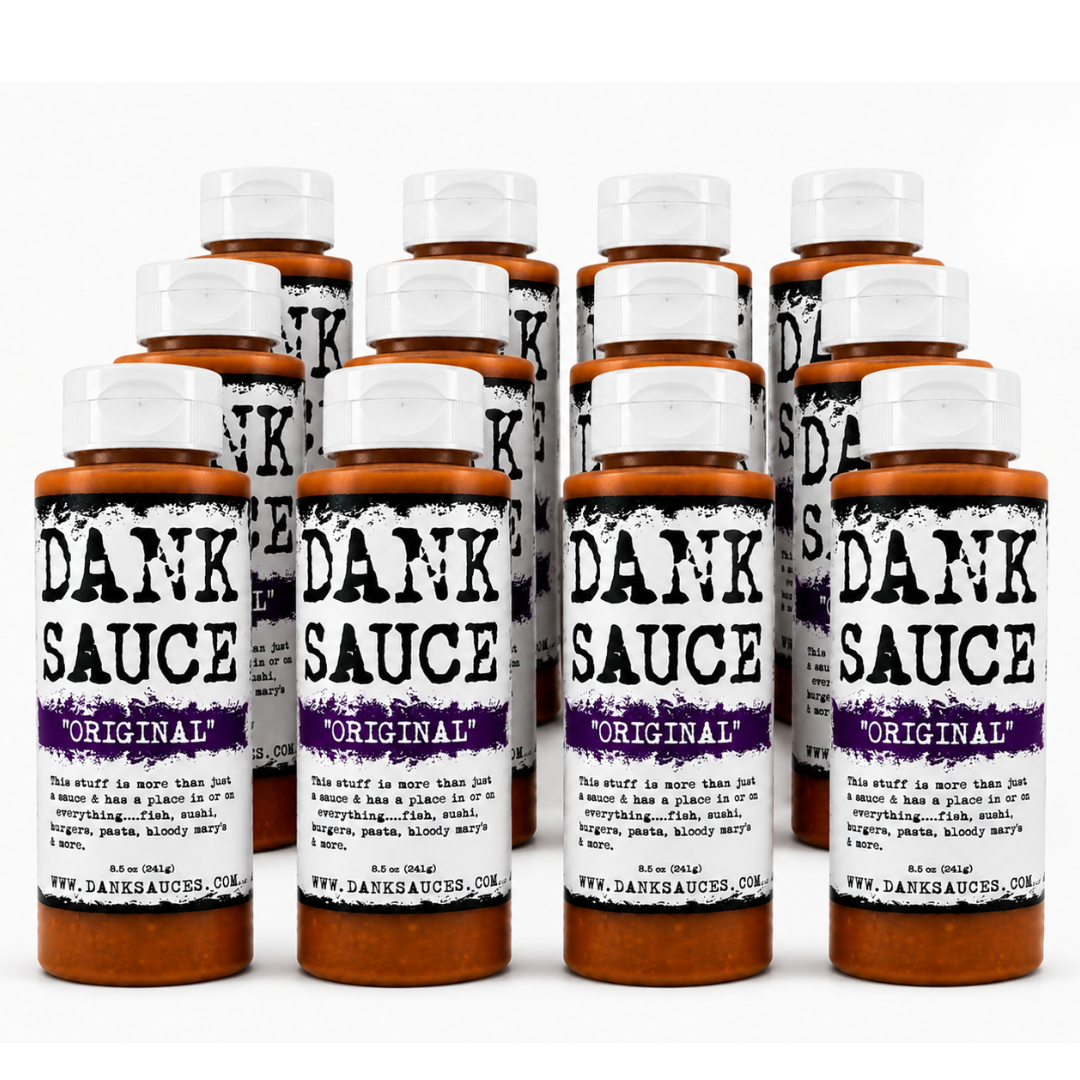 Dank Sauce Gourmet Hot Sauce Bundle Pack | Original, Fat Chili & Nopal Cactus | 3, 6 or 12 Bottles