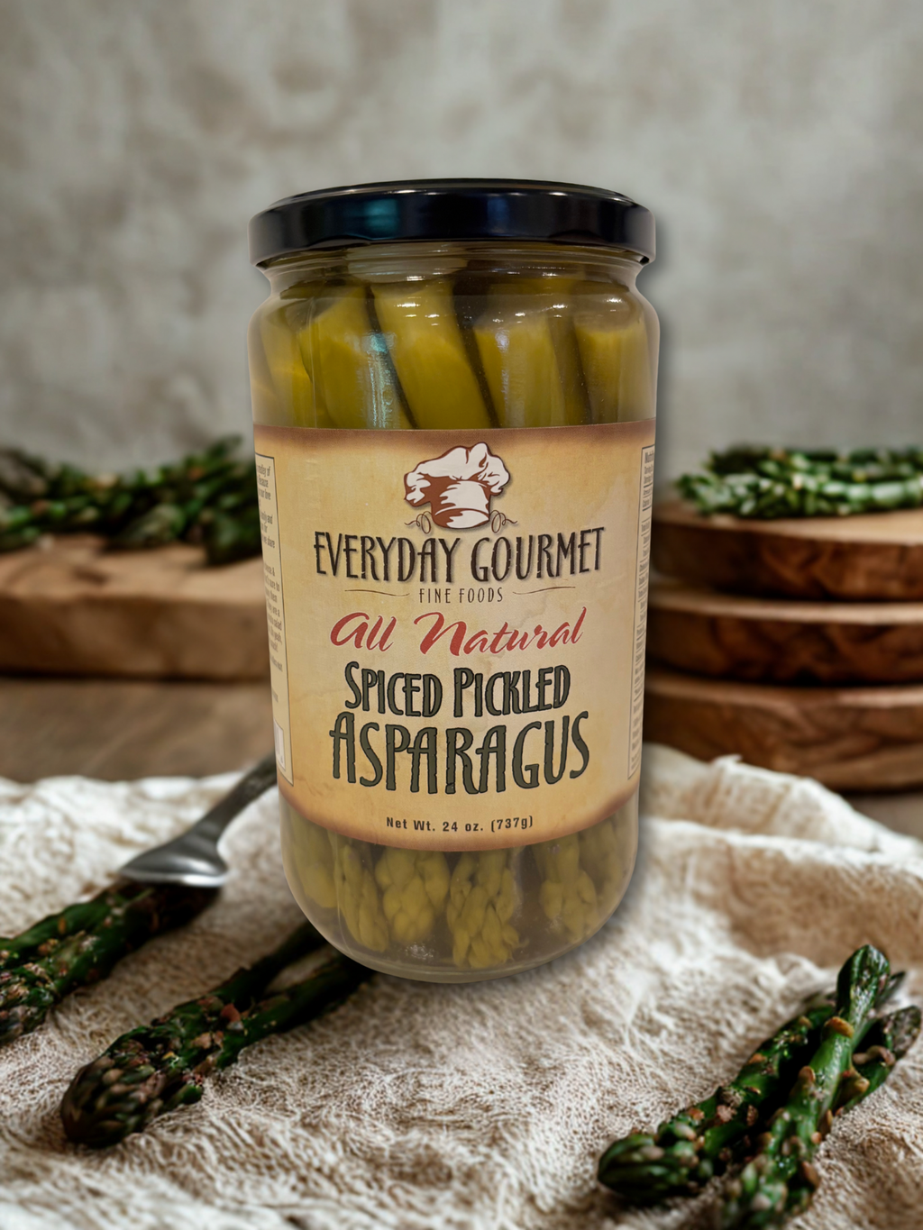 Spiced Pickled Asparagus | Gourmet Pickled Asparagus Spears | Everyday Gourmet