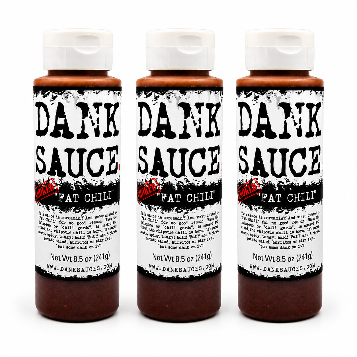 Dank Sauce Gourmet Hot Sauce Bundle Pack | Original, Fat Chili & Nopal Cactus | 3, 6 or 12 Bottles