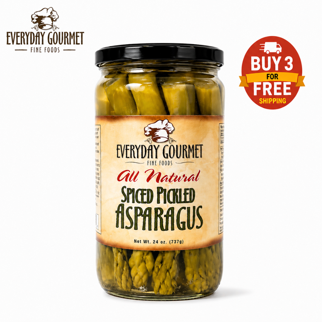 Spiced Pickled Asparagus | Gourmet Pickled Asparagus Spears | Everyday Gourmet