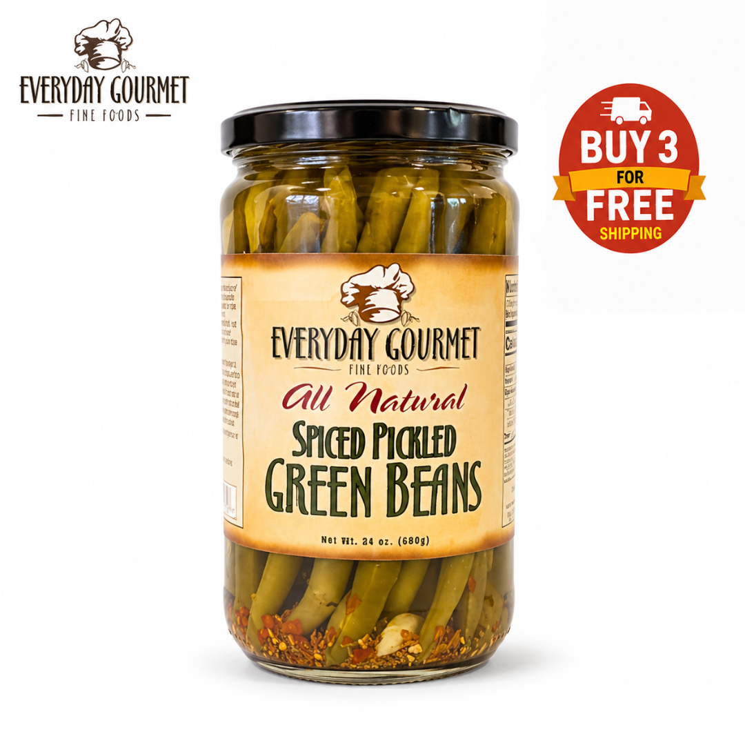 Spiced Pickled Green Beans | Gourmet Pickled Green Beans | Everyday Gourmet