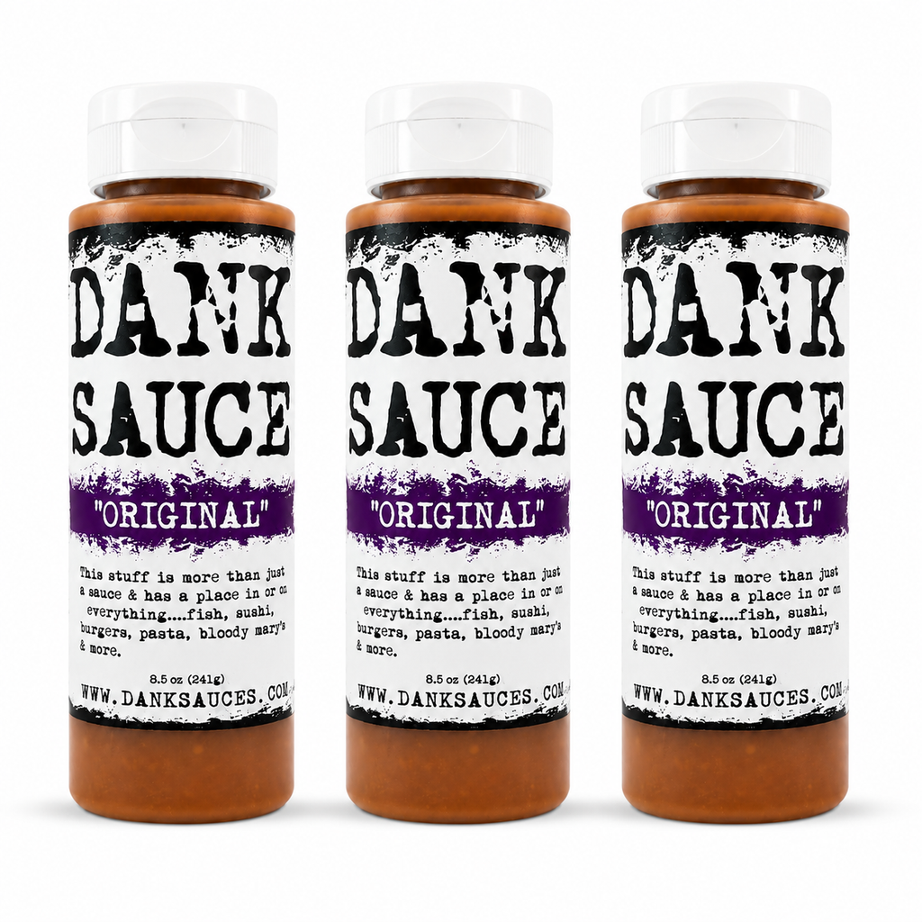 Dank Sauce Gourmet Hot Sauce Bundle Pack | Original, Fat Chili & Nopal Cactus | 3, 6 or 12 Bottles
